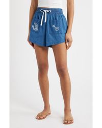 Rip Curl - Catalina Island Cotton Shorts - Lyst