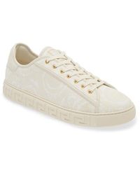 Versace - Barocco Greca Low Top Sneaker - Lyst