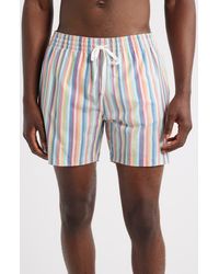 Chubbies - The Parlor Stripes Classic Lined 5.5-Inch Swim Trunks - Lyst