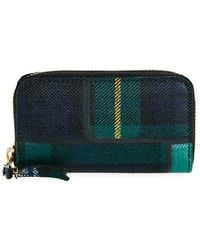 Comme des Garçons - Patchwork Tartan Zip Wallet - Lyst