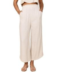 Petal & Pup - Eleanor Wide Leg Linen Pants - Lyst