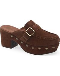 Chocolat Blu - Genni Platform Loafer Mule - Lyst