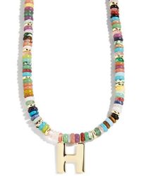 BaubleBar - Marcella Initial Necklace - Lyst