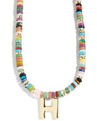 BaubleBar - Marcella Initial Necklace - Lyst