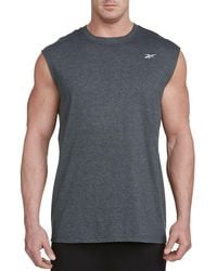Reebok - Big & Tall Performance Jersey Tech Muscle Tee - Lyst
