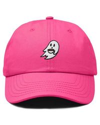 Alix - Coffee Ghost Embroidered Hat - Lyst