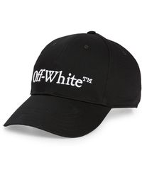 Off-White c/o Virgil Abloh - Embroidered Logo Cotton Drill Adjustable Baseball Cap - Lyst