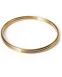 Panacea - Set Of 3 Skinny Bangle Bracelets - Lyst