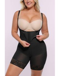 Shapellx - Airslim Open Bust Polka Dot Bodysuit - Lyst