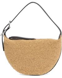 Rag & Bone - Small Mercer Woven Straw Hobo Bag - Lyst