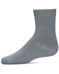 Memoi - Kid's Basic Soft Rayon Crew Socks - Lyst