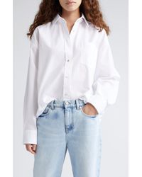 Stella McCartney - Oversize Cotton Button-up Shirt - Lyst