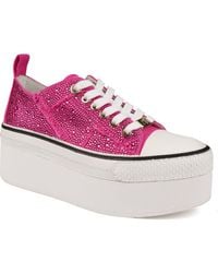 Zigi - Koralay Rhinestone Platform Sneaker - Lyst