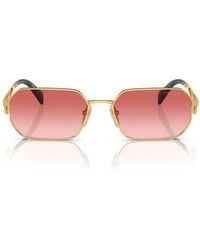 Prada - 58Mm Gradient Rectangular Sunglasses - Lyst