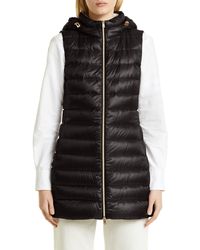 Herno - Serena Hooded Down Puffer Vest - Lyst