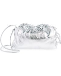 Mansur Gavriel - Mini Cloud Metallic Leather Clutch - Lyst