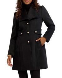 Kensie - Wool Blend Long Coat - Lyst