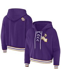 Women's Minnesota Vikings Pro Standard Purple Local Patch Pullover Hoodie