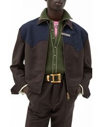 Versace - Wool & Mohair Western Jacket - Lyst