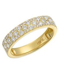 Bony Levy - Diamond Band Ring - Lyst