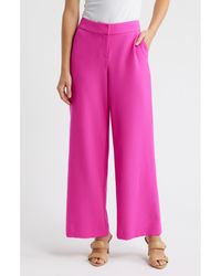 Tahari - Wide Leg Pants - Lyst