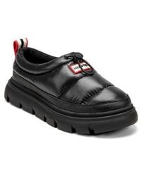 HUNTER - Madi Platform Puffer Slipper - Lyst
