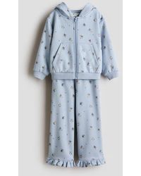 H&M - 2-Piece Printed Sweatshirt Set - Lyst