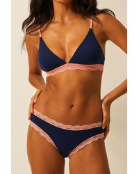 Stripe & Stare - The Lace Triangle & Original Knicker Set - Lyst