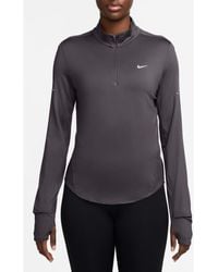 Nike - Swift Dri-Fit Uv Half Zip Running Top - Lyst