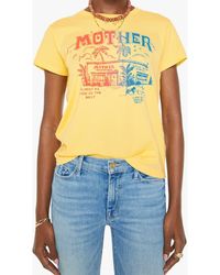 Mother - The Boxy Goodie Goodie Supima Cotton Tee - Lyst