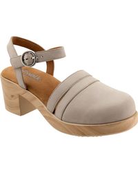 Softwalk - Fillmore Ankle Strap Platform Clog - Lyst