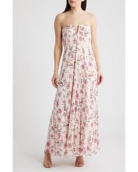 Parker The Noa Fit And Flare Dress in Natural | Lyst Parker The Noa Fit And Flare Dress in Natural | Lyst