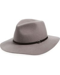 Rag & Bone - Audrey Wool Felt Fedora - Lyst