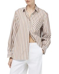 Rag & Bone - Maxine Stripe Cotton Button-Up Shirt - Lyst
