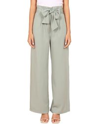 Petal & Pup - Kieran Tie Waist Wide Leg Pants - Lyst