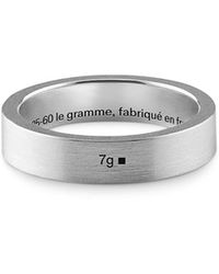 Le Gramme - 7g Brushed Sterling Ribbon Ring At Nordstrom - Lyst