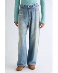 Acne Studios - 2023 U Trafalgar Paint Splattered Straight Leg Jeans - Lyst