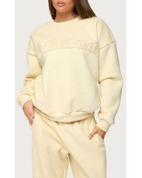 Edikted - Jaylie Logo Sweatshirt - Lyst