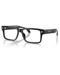 Versace - 54Mm Rectangle Optical Glasses - Lyst