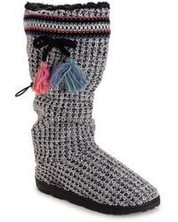 Muk Luks - Tabbi Toggle Faux Shearling Slipper - Lyst