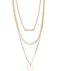 BP. - Layered Chain Necklace - Lyst