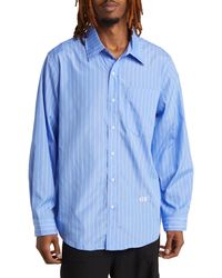 Checks - Big Stripe Button-up Shirt - Lyst