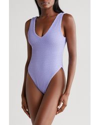 Montce - Kim Textured Knit One-piece Swimsuit - Lyst