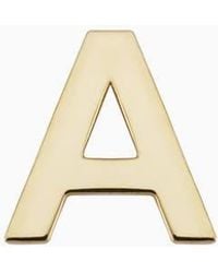 Oradina - 14K Initial Reaction Single Stud - Lyst