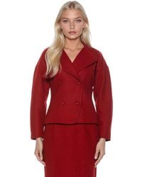 Alexia Admor - Soren Crewneck Rounded Sleeve Blazer - Lyst