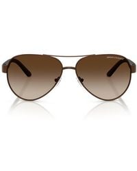 ARMANI EXCHANGE - 59Mm Gradient Pilot Sunglasses - Lyst