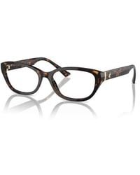 Jimmy Choo - 53Mm Oval Optical Glasses - Lyst