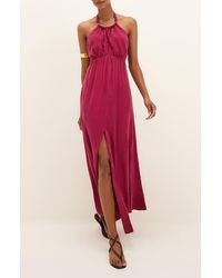 ViX - Solid Joy Cover-Up Maxi Dress - Lyst