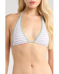 PacSun - Skyrocket Triangle Halter Bikini Top - Lyst