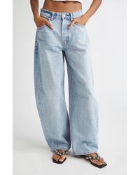 Alexander Wang - Blow Up Mid Rise Balloon Leg Jeans - Lyst